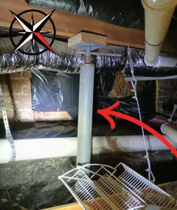 Lally Column in a Crawlspace Lally Column in a Crawlspace